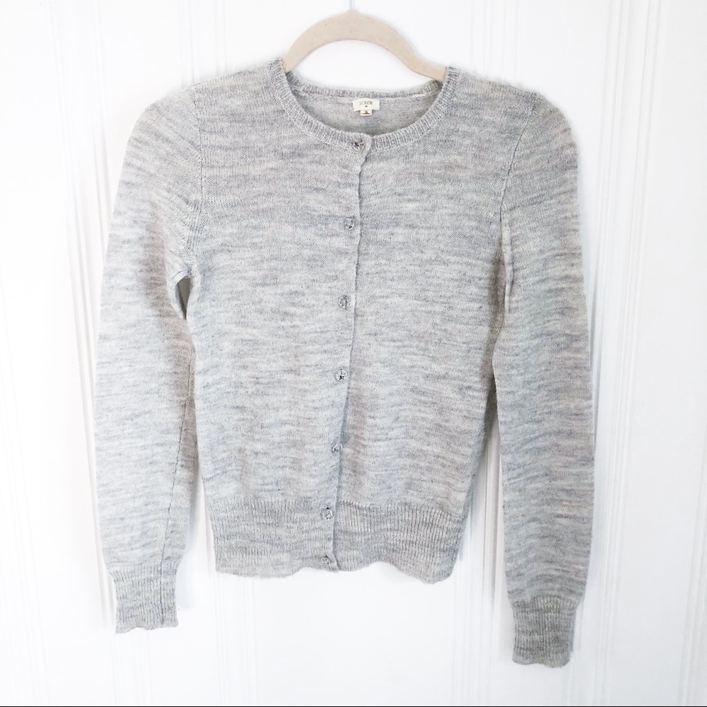 J Crew Gray Cardigan